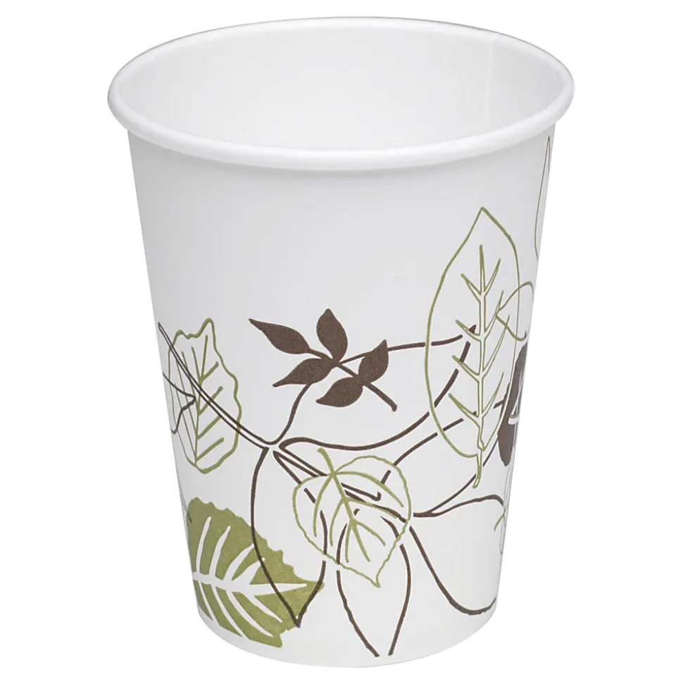 Dixie Pathways Paper Hot Cups, For Small Lids, 50 Cups Per Pack