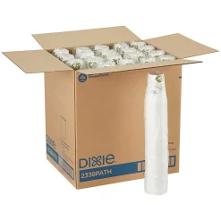Dixie Pathways Paper Hot Cups, For Small Lids, 50 Cups Per Pack