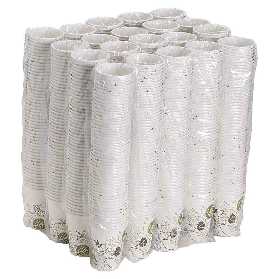 Dixie Pathways Paper Hot Cups, For Small Lids, 50 Cups Per Pack