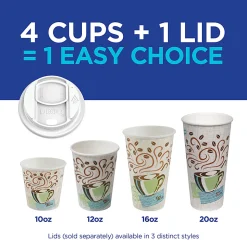 Dixie® PerfecTouch by GP PRO Hot Cups, 12 Oz, Pack Of 50 Cups