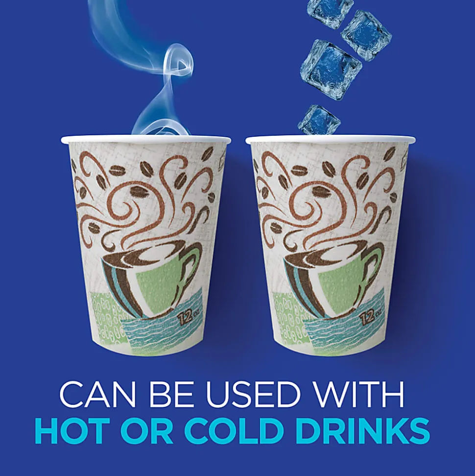 Dixie® PerfecTouch by GP PRO Hot Cups, 12 Oz, Pack Of 50 Cups