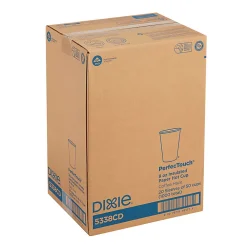 Dixie® PerfecTouch by GP PRO Hot Cups, 8 Oz, Pack Of 50 Cups