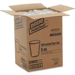 Dixie® PerfecTouch by GP PRO Hot Cups, 8 Oz, Pack Of 50 Cups