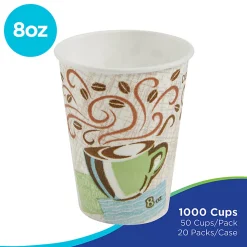 Dixie® PerfecTouch by GP PRO Hot Cups, 8 Oz, Box Of 1,000 Cups