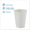 Dixie® PerfecTouch Hot/Cold Cups, 12 Oz, White, 50 Cups Per Bag, Carton Of 20 Bags