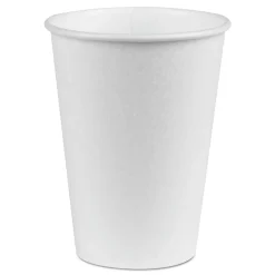 Dixie® PerfecTouch Hot/Cold Cups, 12 Oz, White, 50 Cups Per Bag, Carton Of 20 Bags