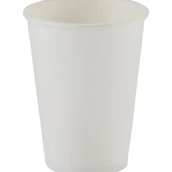 Dixie® PerfecTouch Hot/Cold Cups, 12 Oz, White, 50 Cups Per Bag, Carton Of 20 Bags