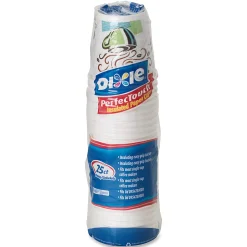 Dixie® PerfecTouch Insulated Hot Paper Cups, 10 Fl Oz, Pack Of 25 Cups