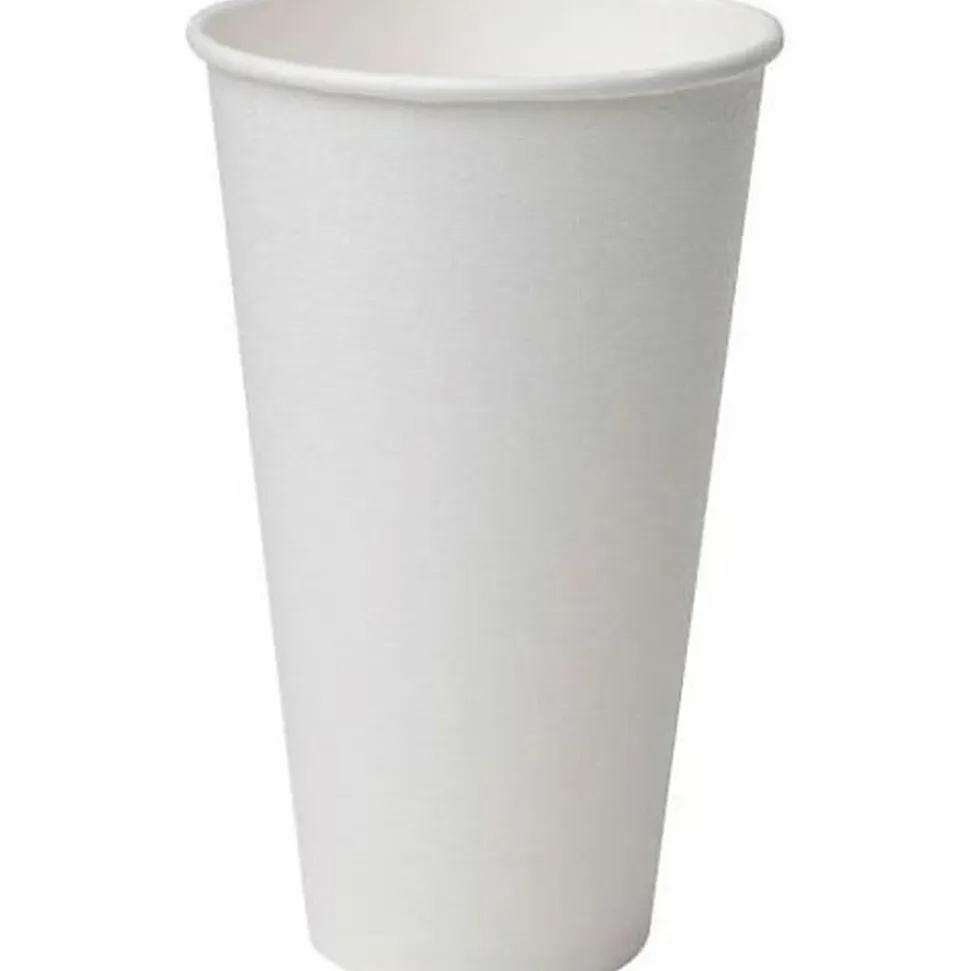 Dixie® PerfecTouch Insulated Paper Hot Cups, 16 Oz, White, Pack Of 1,000 Cups