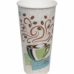 Dixie PerfecTouch 20 oz Insulated Paper Hot Coffee Cups by GP Pro, 5320CD, 500/PK