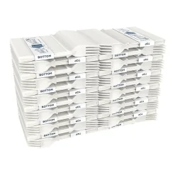 Dixie® TriTower Compostable Forks, White, 40 Forks Per Box, Case Of 24 Boxes