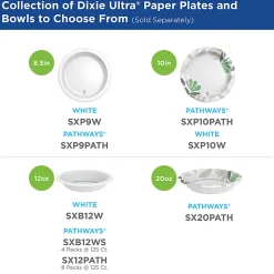 Dixie® Ultra® Heavyweight Paper Bowls, 12 Oz, Case Of 500