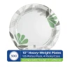 Dixie Ultra® 10-1/16" Heavy-Weight Paper Plates, Pathways®, 500 Count (125 Plates Per Pack, 4 Packs Per Case)