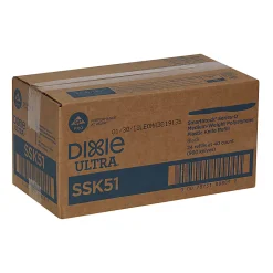 Dixie® Ultra SmartStock by GP PRO Series-O Plastic Utensil Refills, Knives, Black, 40 Knives Per Refill, Case Of 24 Refills