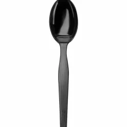Dixie® Ultra SmartStock by GP PRO Series-O Plastic Utensil Refills, Spoons, Black, 40 Spoons Per Refill, Case Of 24 Refills