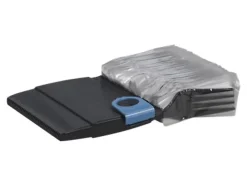 Dixie Ultra SmartStock Series-W Polypropylene Plastic Wrapped Cutlery, Forks, Black, 40 Perk Pack, Case Of 24 Packs