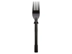 Dixie Ultra® SmartStock® T-Series Polystyrene Disposable Fork Refills, 6.45"L, Black, 40 Forks Per Pack, 24 Packs Per Case, 960 Forks