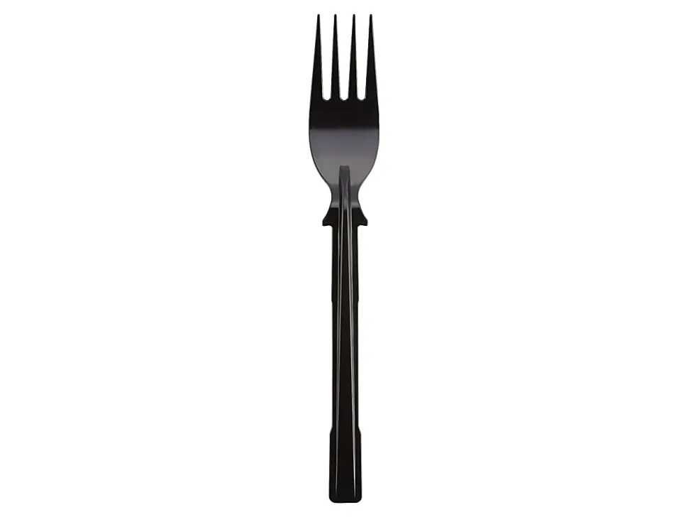 Dixie Ultra® SmartStock® T-Series Polystyrene Disposable Fork Refills, 6.45"L, Black, 40 Forks Per Pack, 24 Packs Per Case, 960 Forks