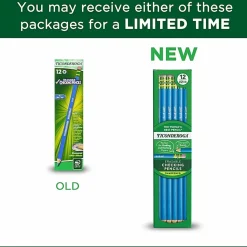 Dixon® Eraser-Tipped Checking Pencils, HB Lead, Blue Lead, Pack Of 12 Pencils