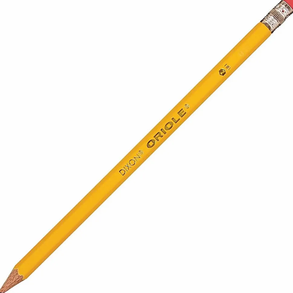 Dixon® Oriole Pencils, Presharpened, #2 Lead, Soft, Pack of 12
