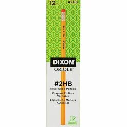 Dixon® Oriole Pencils, Yellow, No. 2 Soft Lead, Pack Of 12