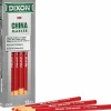 Dixon® Phano® China Markers, Red, Box Of 12