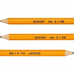 Dixon® Presharpened Golf Pencils, Presharpened, #2 Lead, Soft, Pack of 144