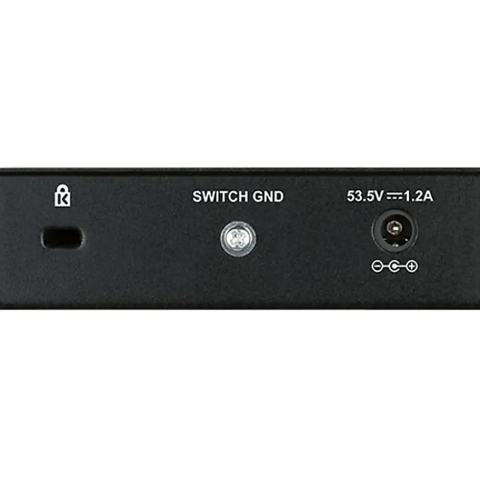 D-Link 5-Port Desktop Gigabit PoE+ Switch - 5 Ports - Manageable - Gigabit Ethernet - 10/100/1000Base-T - 2 Layer Supported - Twisted Pair - Desktop