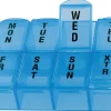 DM Merchandising The Pill Pack Weekly Pill Organizer, 1"H x 3-3/4"W x 2-13/16"D, Assorted Colors