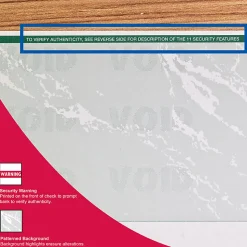 DocuGard High Security Green Marble Business Checks with 11 Features to Prevent Fraud - Letter - 8 1/2"x11" - 04502