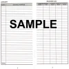 Dome® Auto Mileage Log, Card Stock Cover, 3 1/4" x 6 1/4", Gray