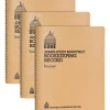 Dome Bookkeeping Record Book - 128 Sheet(s) - Wire Bound - 8.75" x 11.25" Sheet Size - White Sheet(s) - Beige Cover - 3 / Bundle