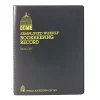 Dome Bookkeeping Record Book - 128 Sheet(s) - Wire Bound - 8.75" x 11.25" Sheet Size - Brown Cover - 1 Each