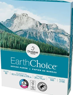 Domtar EarthChoice® Office Multi-Use Printer & Copy Paper, 10 Reams, White, Letter (8.5