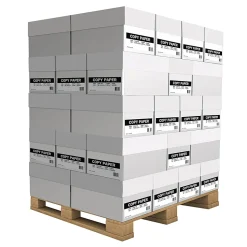 Domtar Xerographic Copy Paper, 400 Reams, White, Letter (8.5" x 11"), 200000 Sheets Per Pallet, 20 Lb