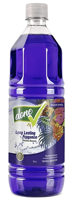 Done Limpia Piso Multi-Purpose Cleaner, Tropical Sensation, 32 Oz