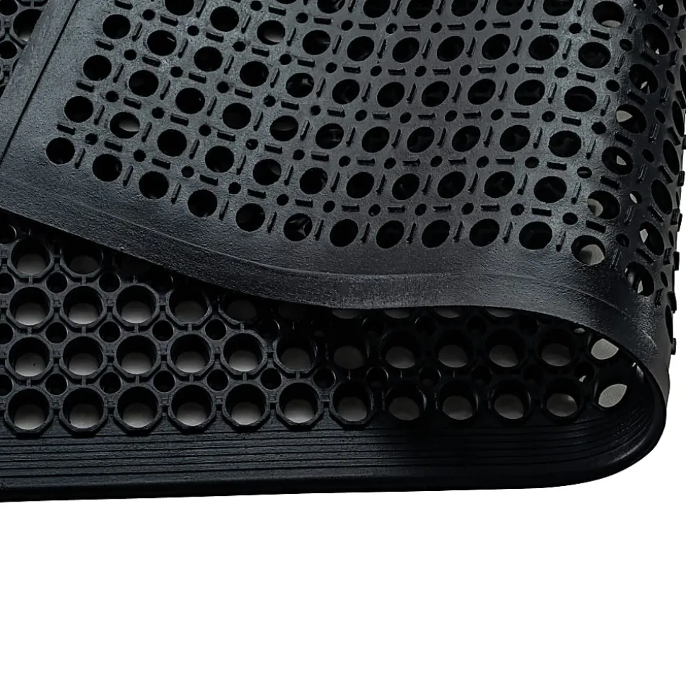 Doortex® Open-Top Black Anti-Fatigue Mat - 36" x 60"
