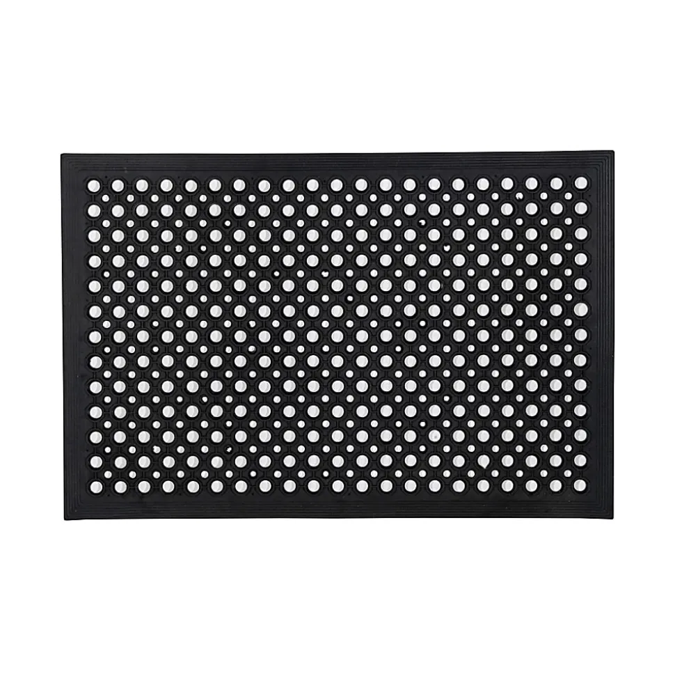 Doortex® Open-Top Black Anti-Fatigue Mat - 36" x 60"