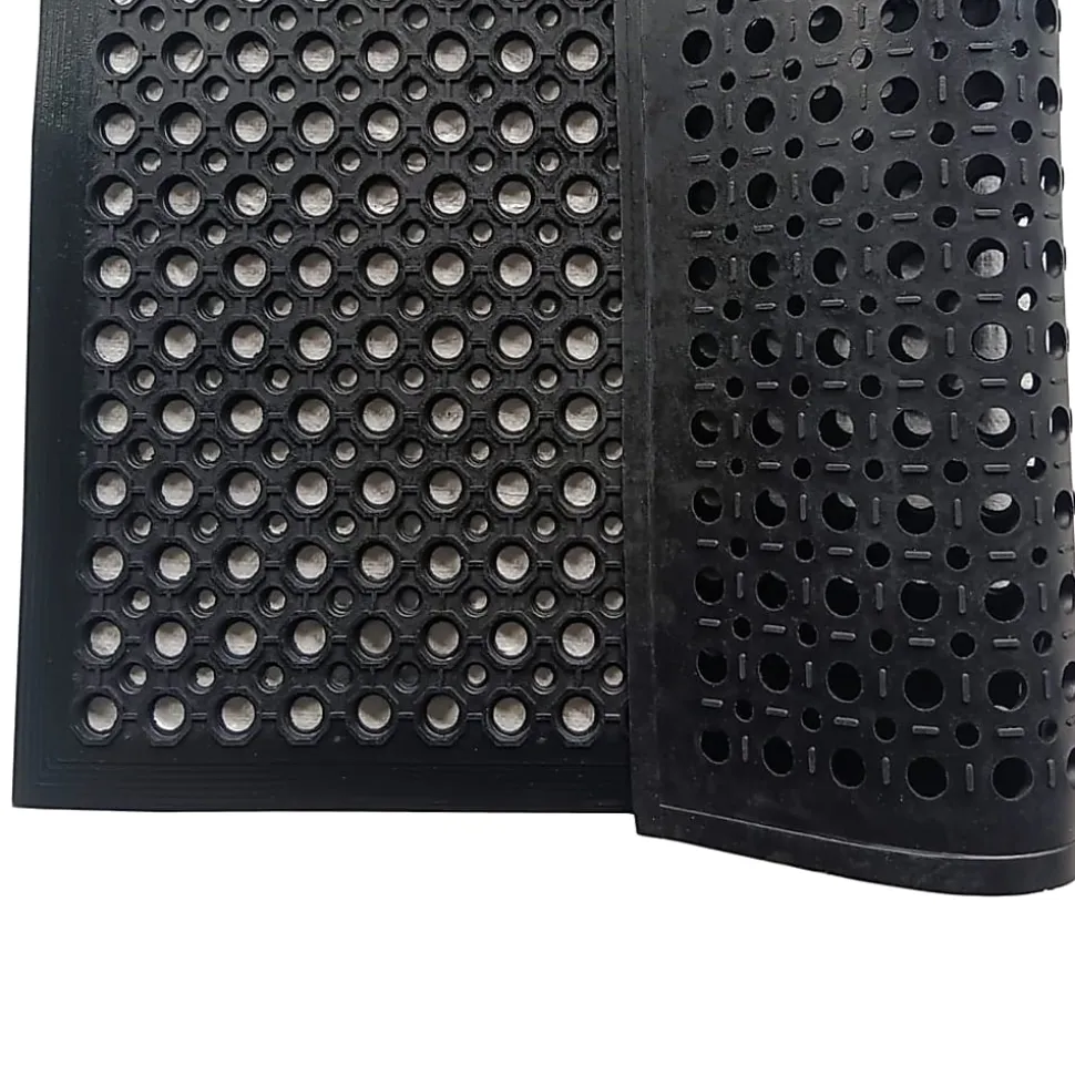 Doortex® Open-Top Black Anti-Fatigue Mat - 36" x 60"
