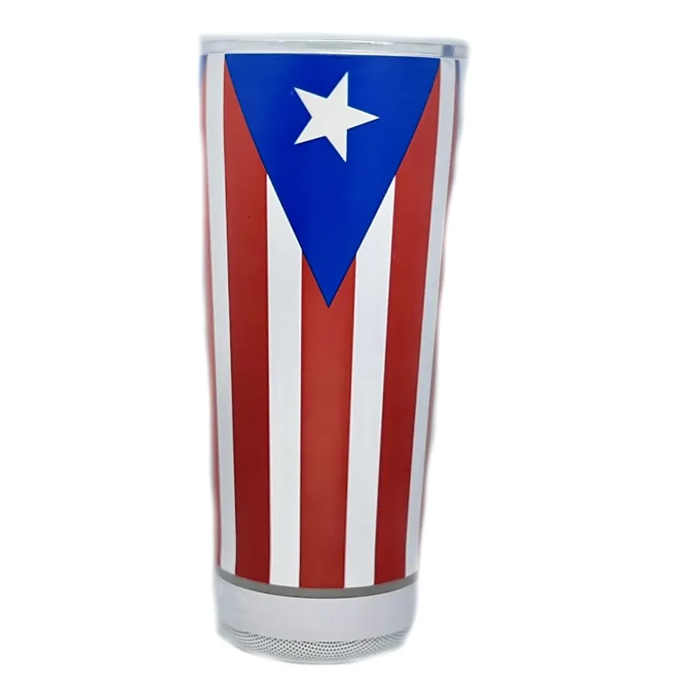 DORADO Boricua Tumbler, 16 Oz, White