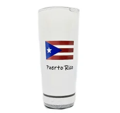 DORADO Boricua Tumbler, 16 Oz, White