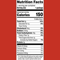 Doritos Nacho Cheese Chips Bags, 1 Oz, Box Of 50