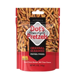 Dots Original Pretzels, 5 Oz, Case Of 10 Bags