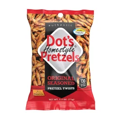 Dots Original Pretzels, 2.5 Oz, Case Of 12 Bags