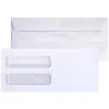 #9 Double-Window Medical/Healthcare Billing Statement Envelopes, Left Windows (Top/Bottom), Self-Seal, White, Pack Of 500