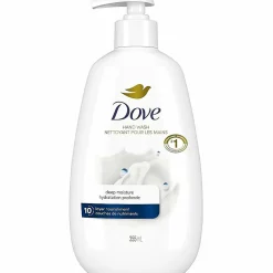 Dove Advanced Care Deep Moisture Hand Wash - Hand - Moisturizing - Antibacterial - White - 12 Oz - 1 Each