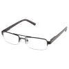 Dr. Dean Edell Anaheim Rimless Reading Glasses, +1.25, Black