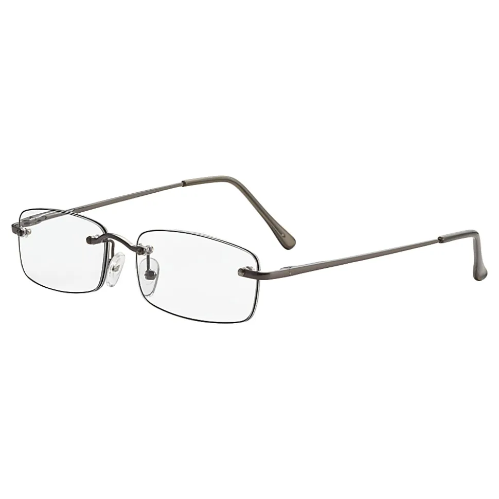 Dr. Dean Edell Beaumont Reading Glasses, +1.25, Gunmetal