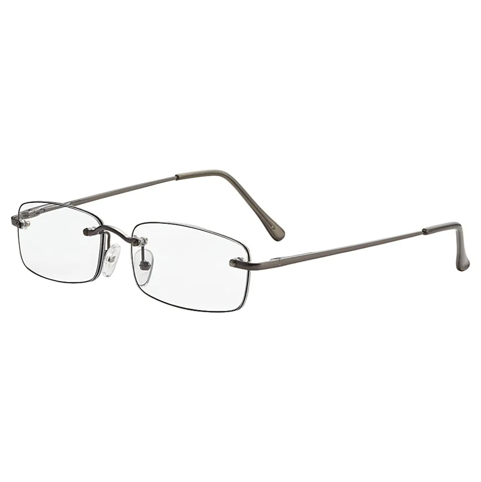 Dr. Dean Edell Beaumont Reading Glasses, +1.75, Gunmetal