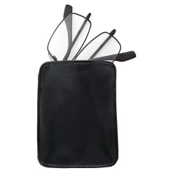 Dr. Dean Edell Folder Reading Glasses, Black, +2.00